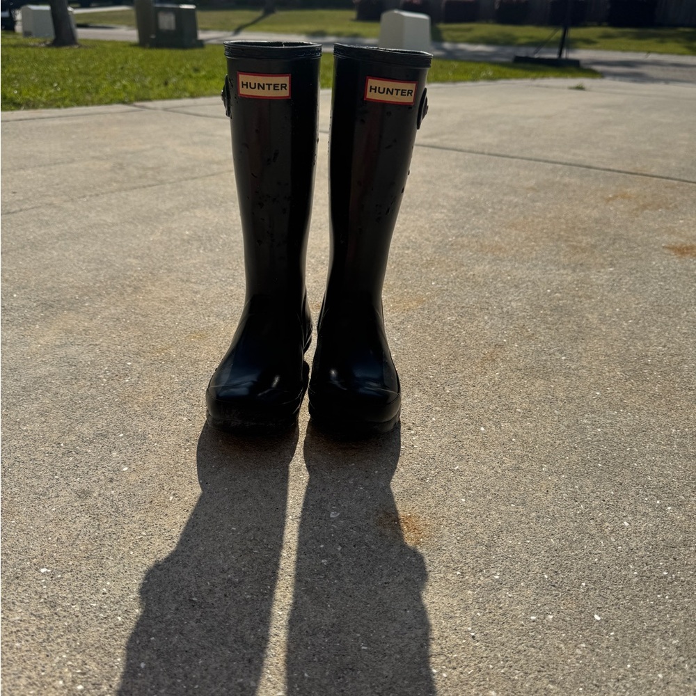 Hunter Black Rain Boots
